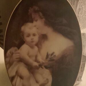 TBN Limited Edition Christmas 2003 Oval Small Collector's Plate